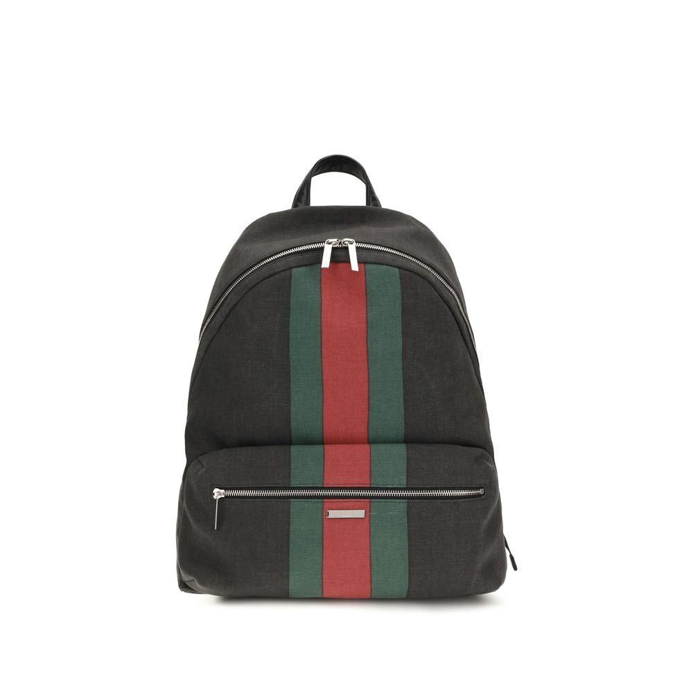 Black Fabric Shoulder Bag