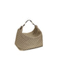 Beige Fabric Shoulder Bag