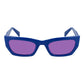 Blue Injected Sunglasses