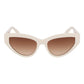 White Injected Sunglasses