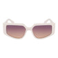 White Injected Sunglasses