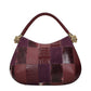 Purple Leather Handbag