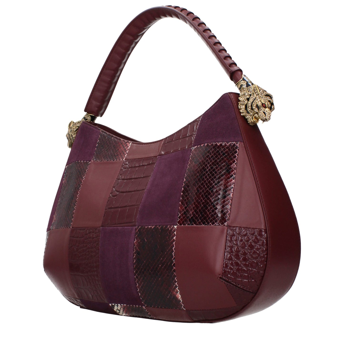 Purple Leather Handbag