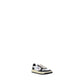 White Calf Leather Bos Taurus Athletic Sneakers