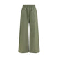 Bicolor Cotton Casual Pants