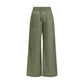 Bicolor Cotton Casual Pants