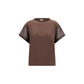 Brown Cotton T-Shirt