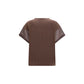 Brown Cotton T-Shirt