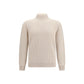 Beige Cashmere Turtleneck