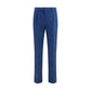 Blue Cotton Chino Pants