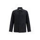 Black Linen Denim Jacket