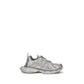 Gray Polyethylene Athletic Sneakers