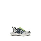 Gray Polyester Athletic Sneakers
