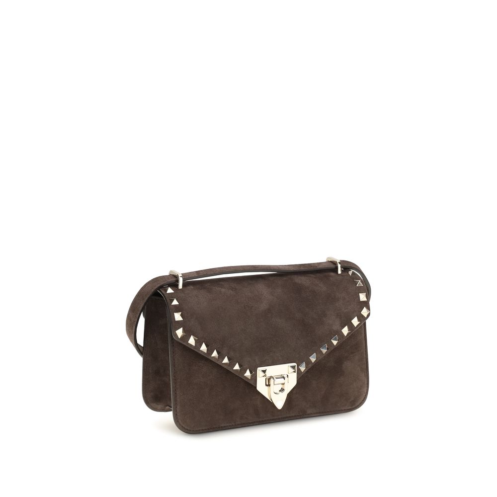 Brown Suede Leather Shoulder Bag