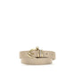 Beige Calf Leather Bos Taurus Bracelet