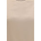 Beige Elastane Blouse