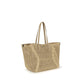 Beige Raffia Handbag