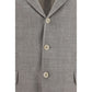 Beige Linen Full-Length Jacket