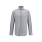 Gray Silk Dress Shirt