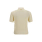 Beige Cotton Polo Shirt