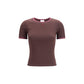 Brown Cotton T-Shirt