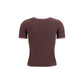Brown Cotton T-Shirt