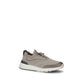 Brown Cotton Athletic Sneakers