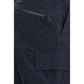 Blue Polyamide Cargo Pants