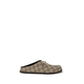 Beige Rubber Mules