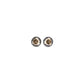 Gray Brass Earrings
