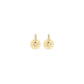 Gold Brass Earrings