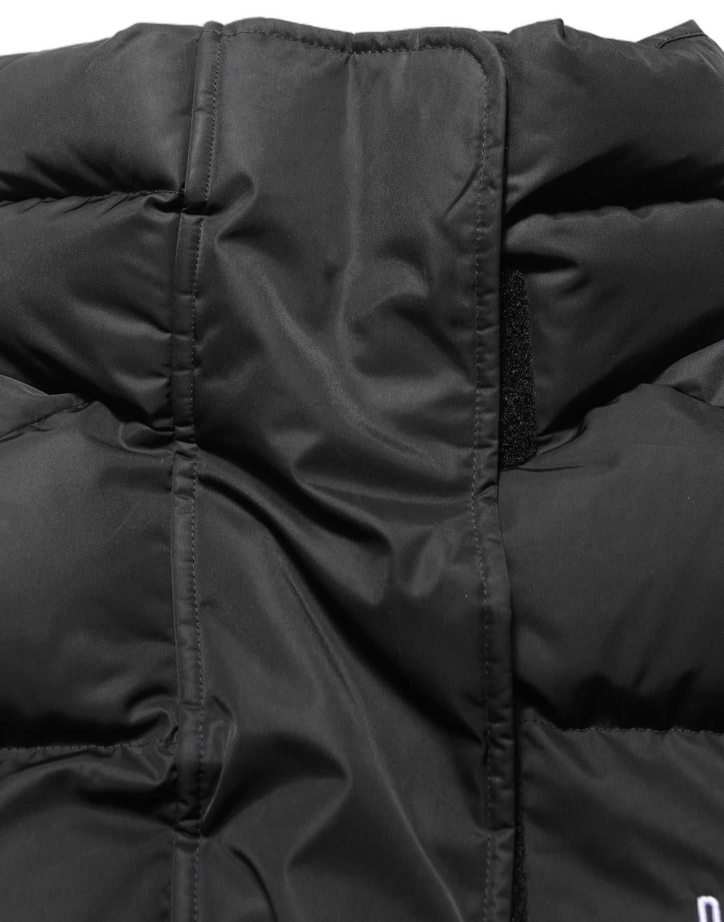 Black DGVIB3 Embroidered Padded Puffer Jacket