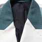 Multicolor Patchwork Linen Double Breasted Jacket