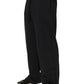 Black Drawstring Viscose Jogger Men Sweatpants Pants