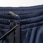 Blue White Drawstring Jogger Sweatpants Pants