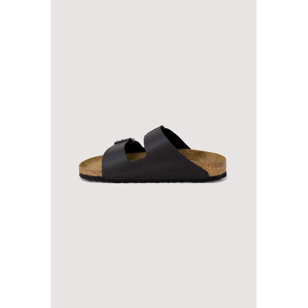 Black Synthetic Slippers
