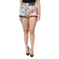 Multicolor High Waist Women Hot Pants Shorts