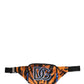 Brown Tiger Print Nylon Fanny Waist Pack Borse Men Bag
