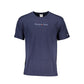 Blue Cotton Men's T-Shirt