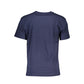 Blue Cotton Men's T-Shirt