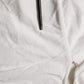 Off White Silk Sheer Round Neck Short Sleeves Blouse Top