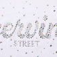 White Crew Neck Short Sleeves Embellished T-shirt