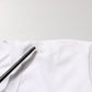 White Crew Neck Short Sleeves Embellished T-shirt