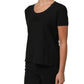 Black DG Logo Cotton Round Neck Tee T-shirt