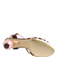 Purple Gold Keira Pearl Heels Sandals Shoes