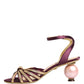 Purple Gold Keira Pearl Heels Sandals Shoes