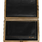 Black Velvet Gold Frame Clutch Evening Clutch Purse Bag