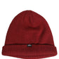 Women Bordeaux Wool Knitted Winter Beanie Capello Hat