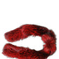 Red Fox Fur Neck Wrap Warmer Winter Scarf