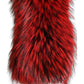 Red Fox Fur Neck Wrap Warmer Winter Scarf